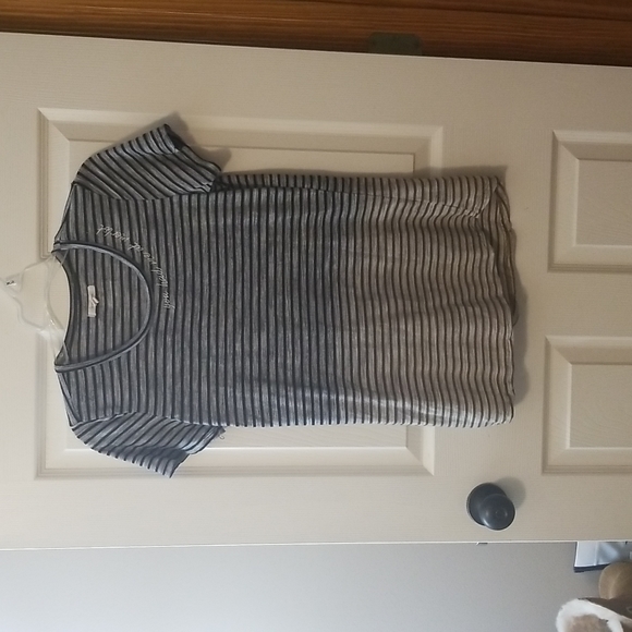 Maurice's "You had me at merlot" ombre striped tee